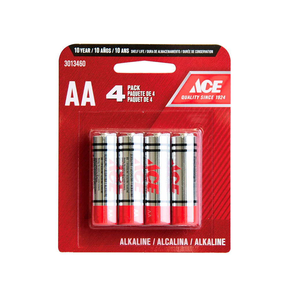 Bateria alcalina aa pack 4