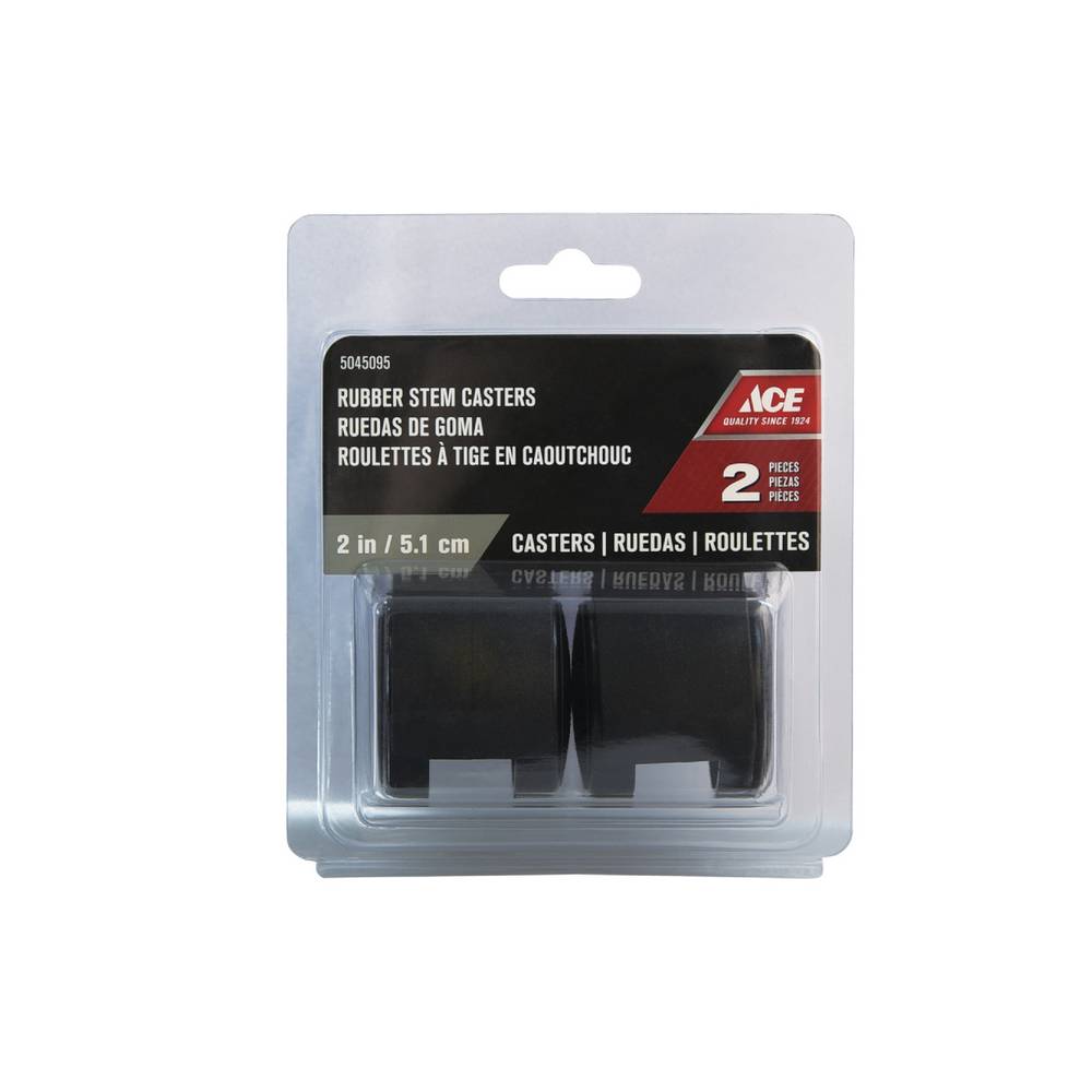 Rodo giratorio 50.8 mm (2 pulg) - 80 lb (36.2 kg) rueda de nylon con plancha 2 piezas