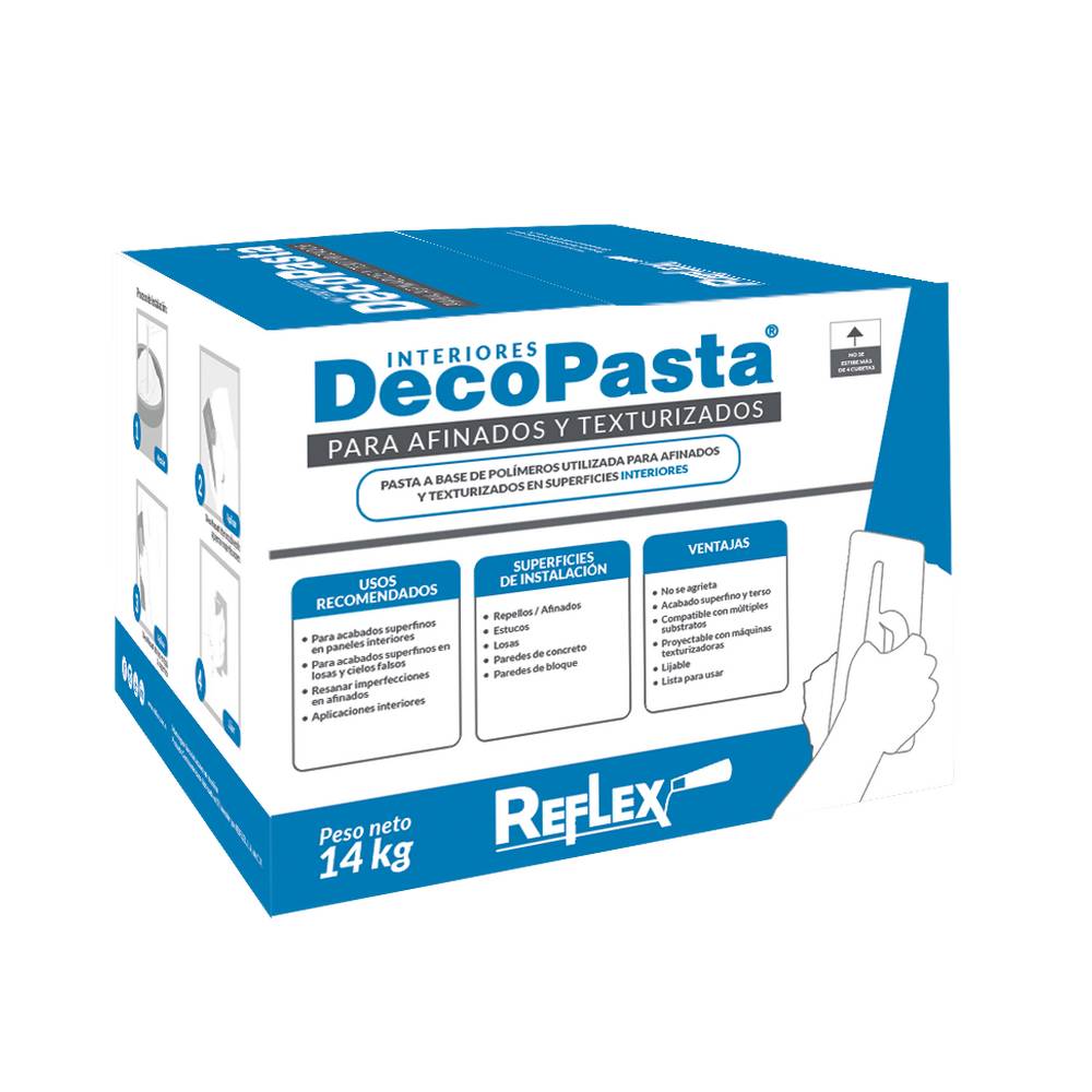 Pasta para paredes interiores caja de 14 kg