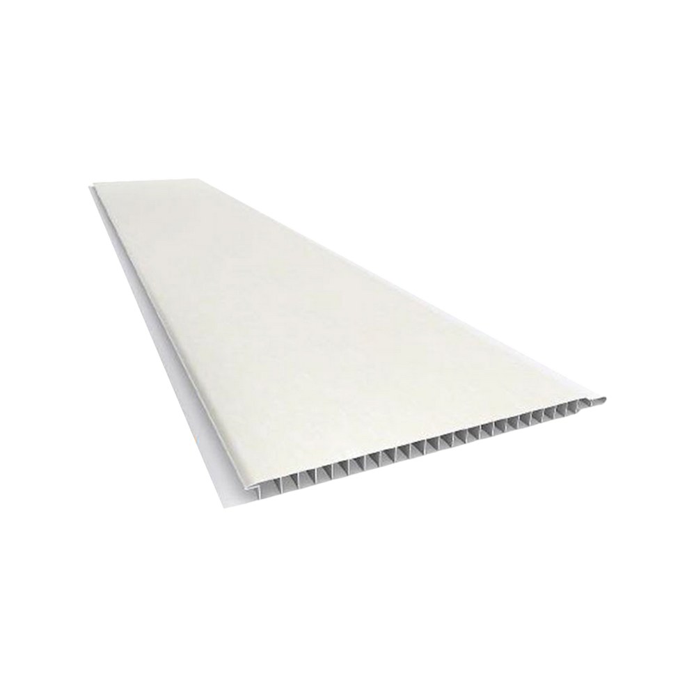 Cielo falso de pvc blanco mate 6 x 0.25 m