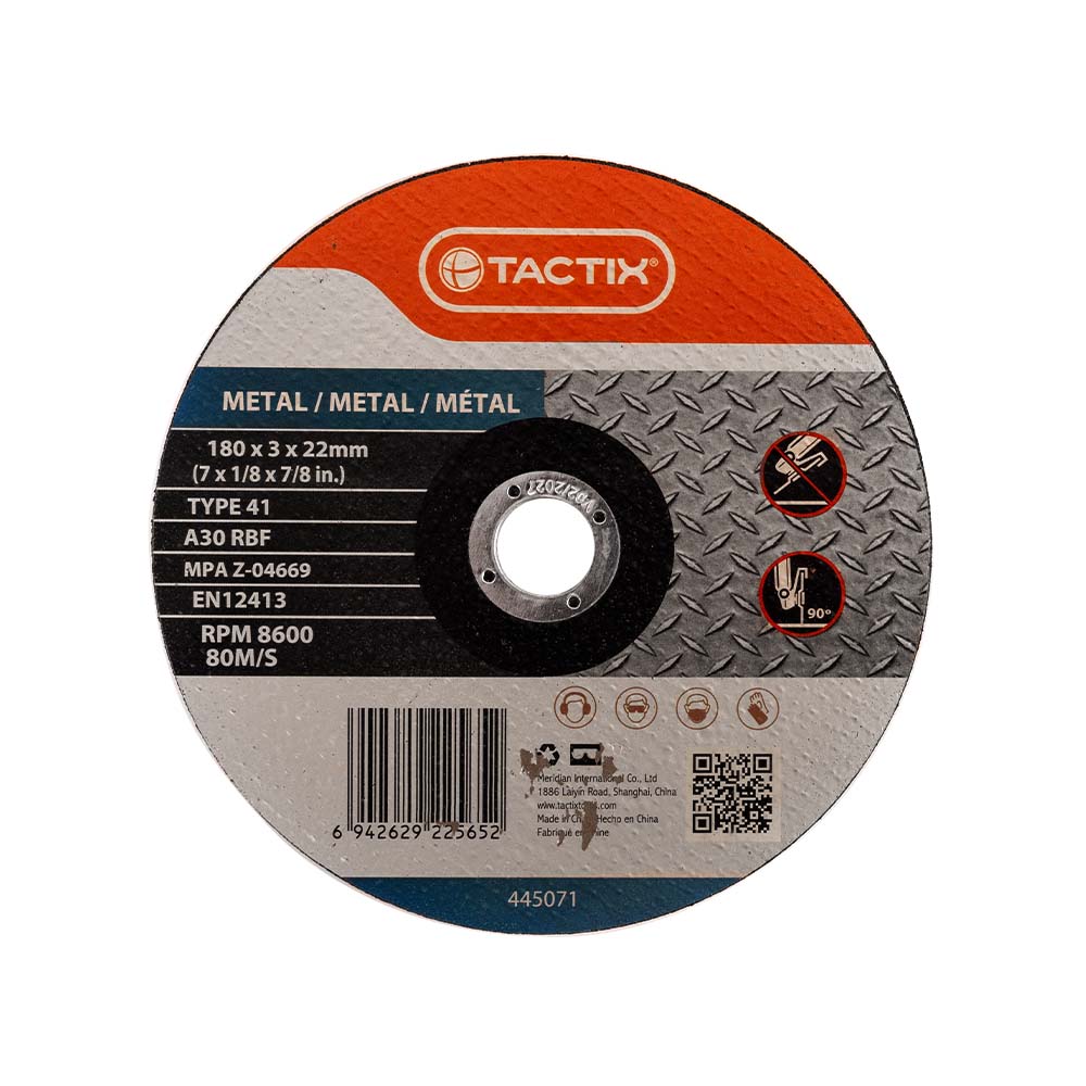 Disco de corte metal 7 x 1-8 x 7-8 pulgadas