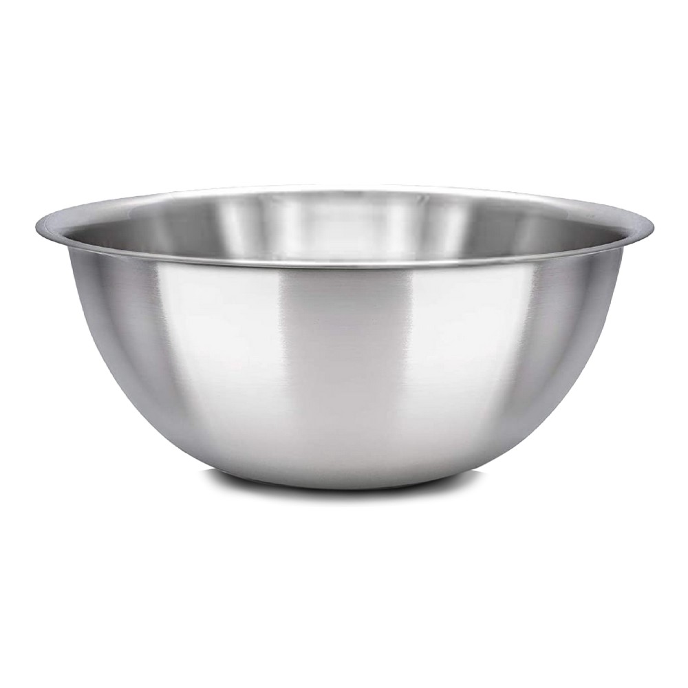 Bowl de acero inoxidable de 7.57 l color plateado