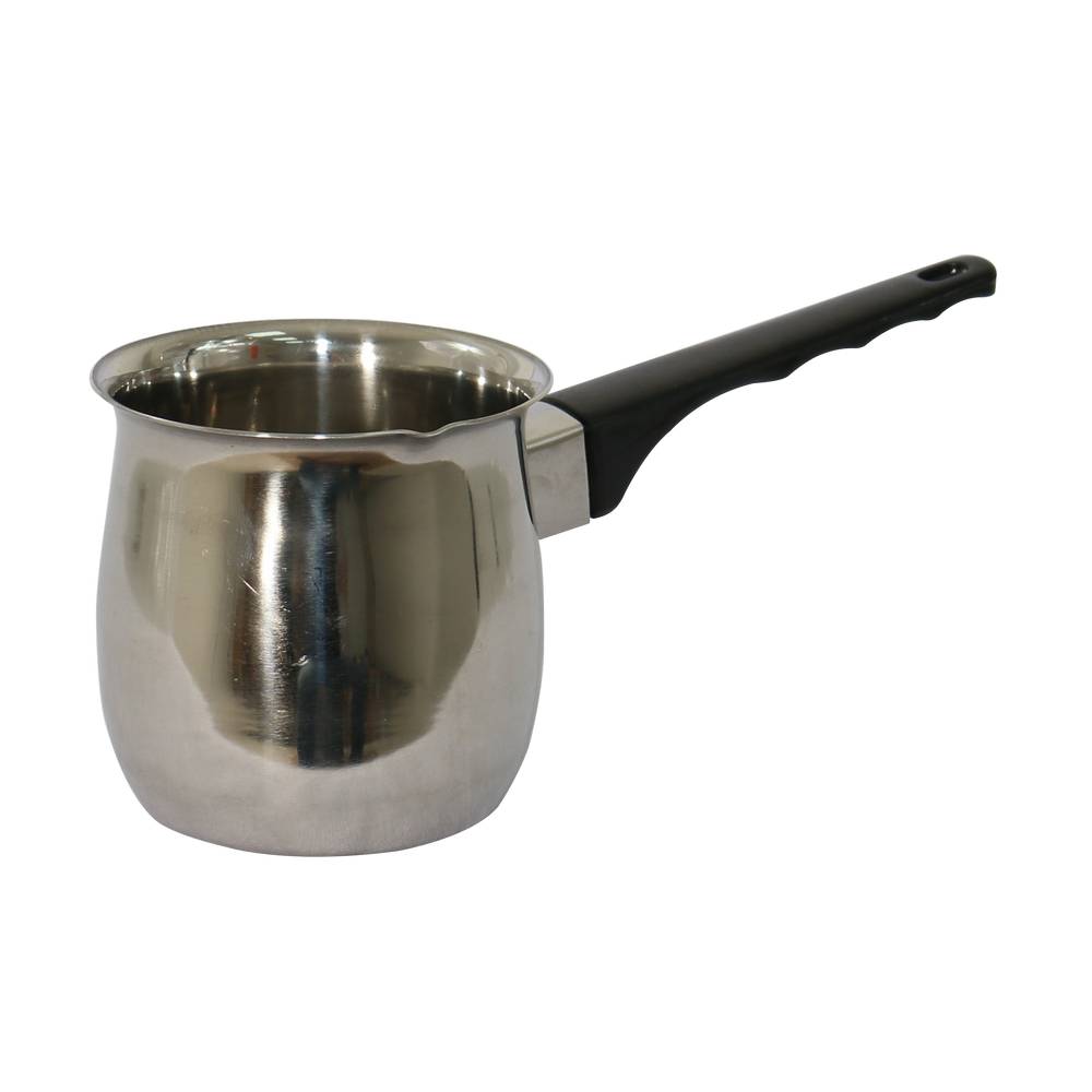 Pichel para hervir 200 ml acero inoxidable mango largo plateado