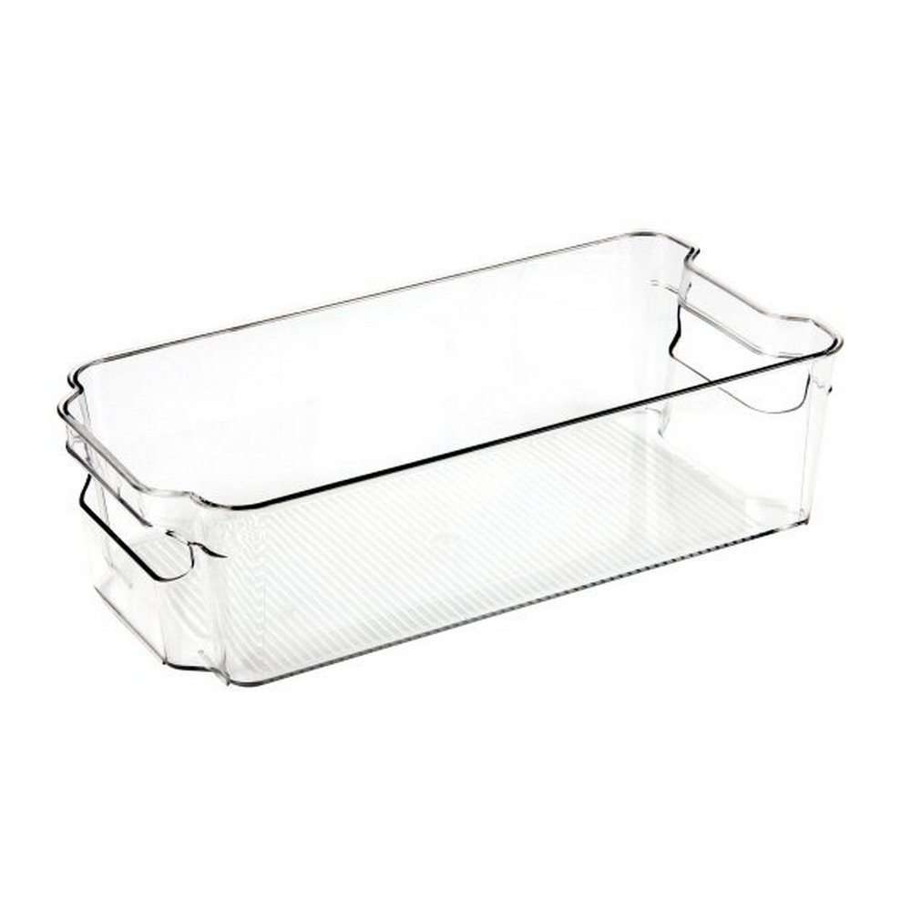 Caja organizadora acrílica transparente para refrigerador 32 x 15.5 x 9 cm