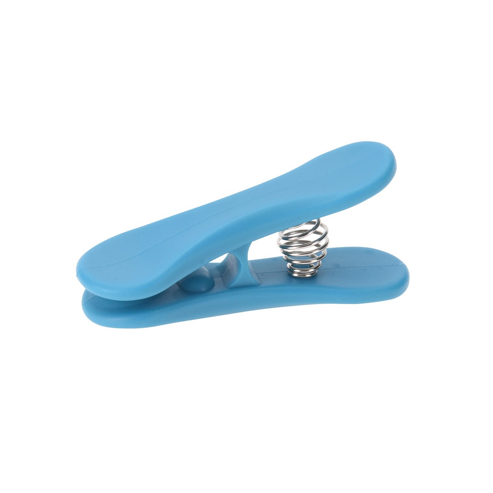 Clips de plástico para bolsa colores surtidos 6 unidades