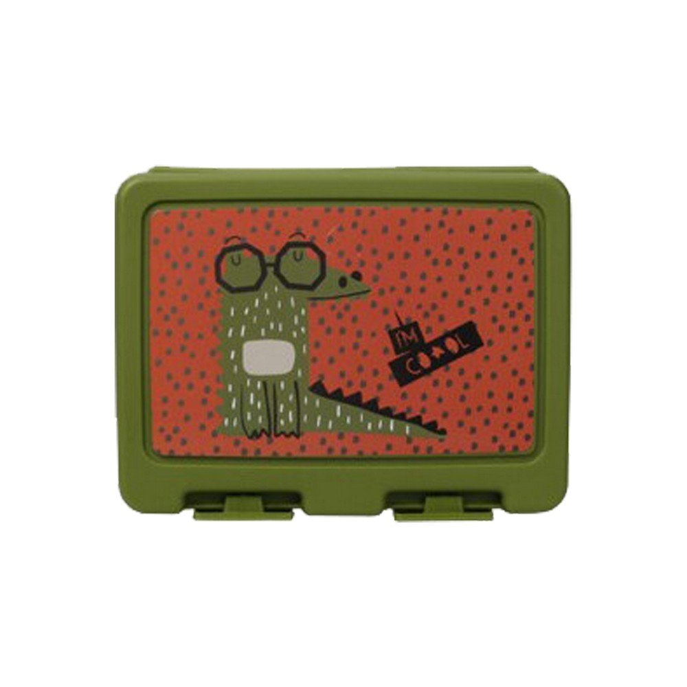 Deposito plástico para comida de cocodrilo 18x13.5x7.5 cm