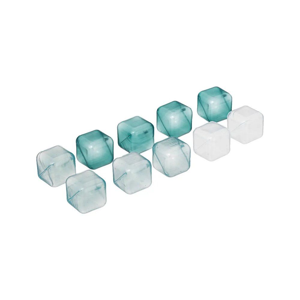 Molde para hielo plástico individuales 2.8 x 2.8cm - 10 unidades