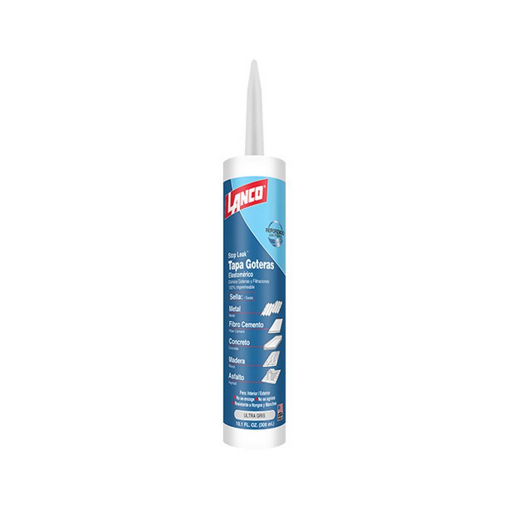 Masilla acrílica tapagoteras color ultra gris 300 ml (10.1 oz)