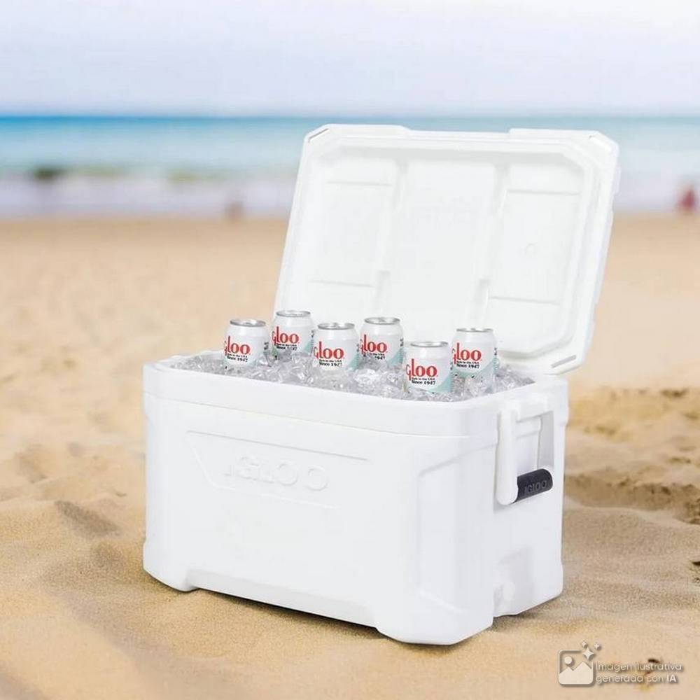 Hielera 50 qt (47 l) azul laguna