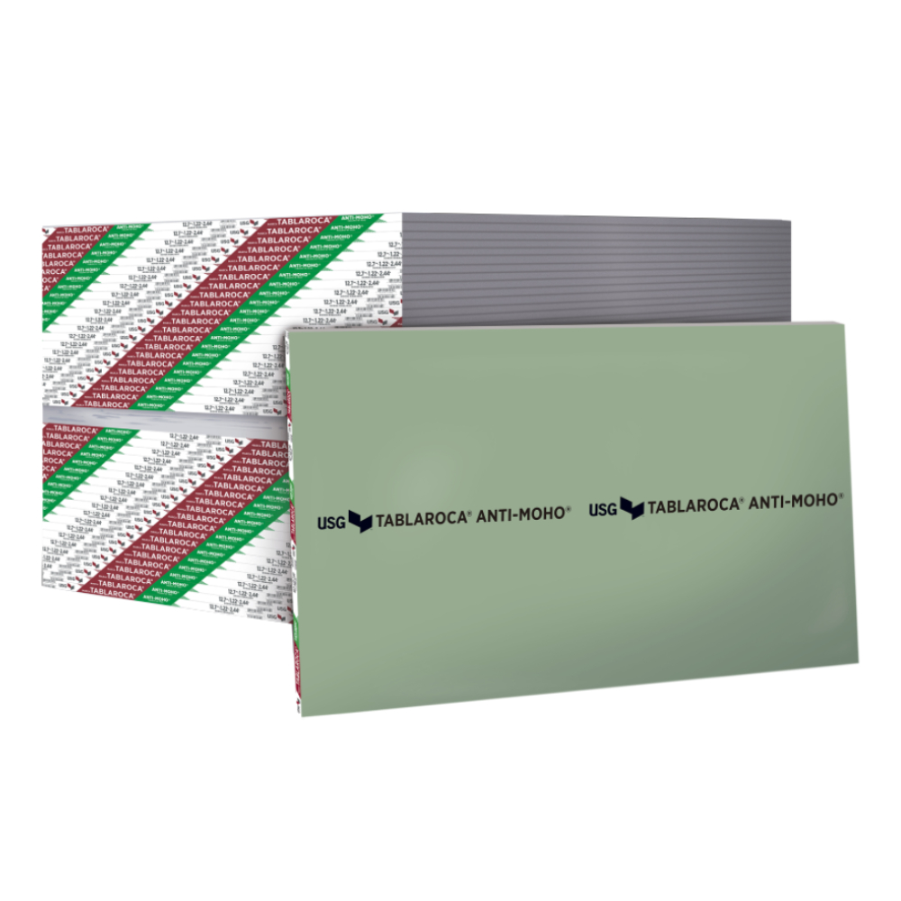 Tablaroca verde anti-moho 12.7 mm x 1.21 m x 2.43 m