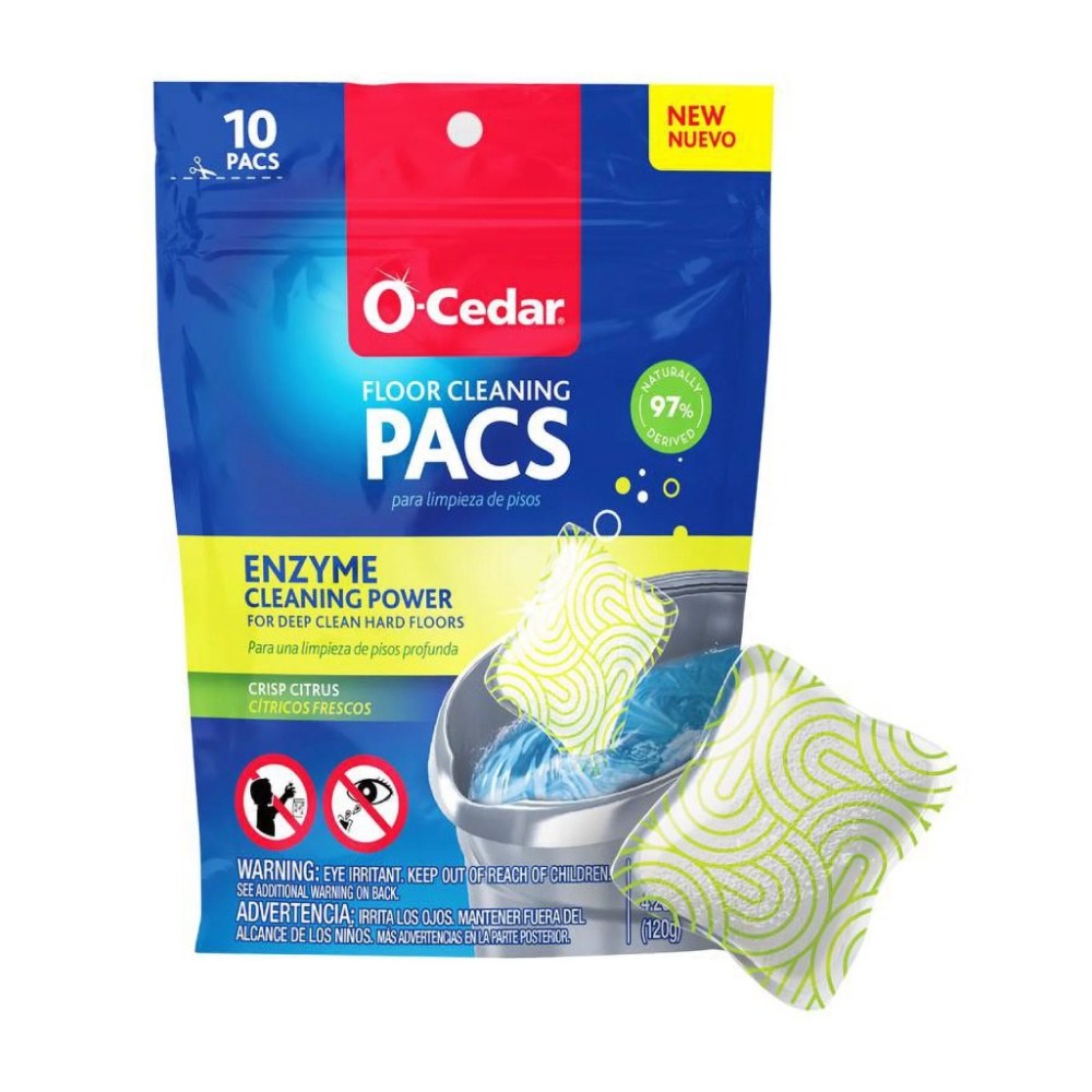 Pastilla para limpieza de pisos cítricos frescos 128 g - 10 unidades