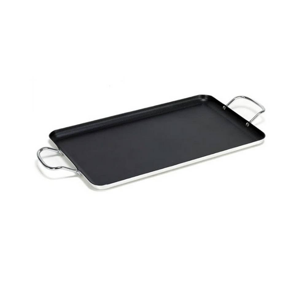 Comal negro de aluminio antiadherente 48.3 x 29.2 cm