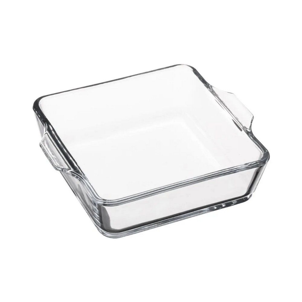 Pyrex de vidrio cuadrado transparente 15 x 13 cm