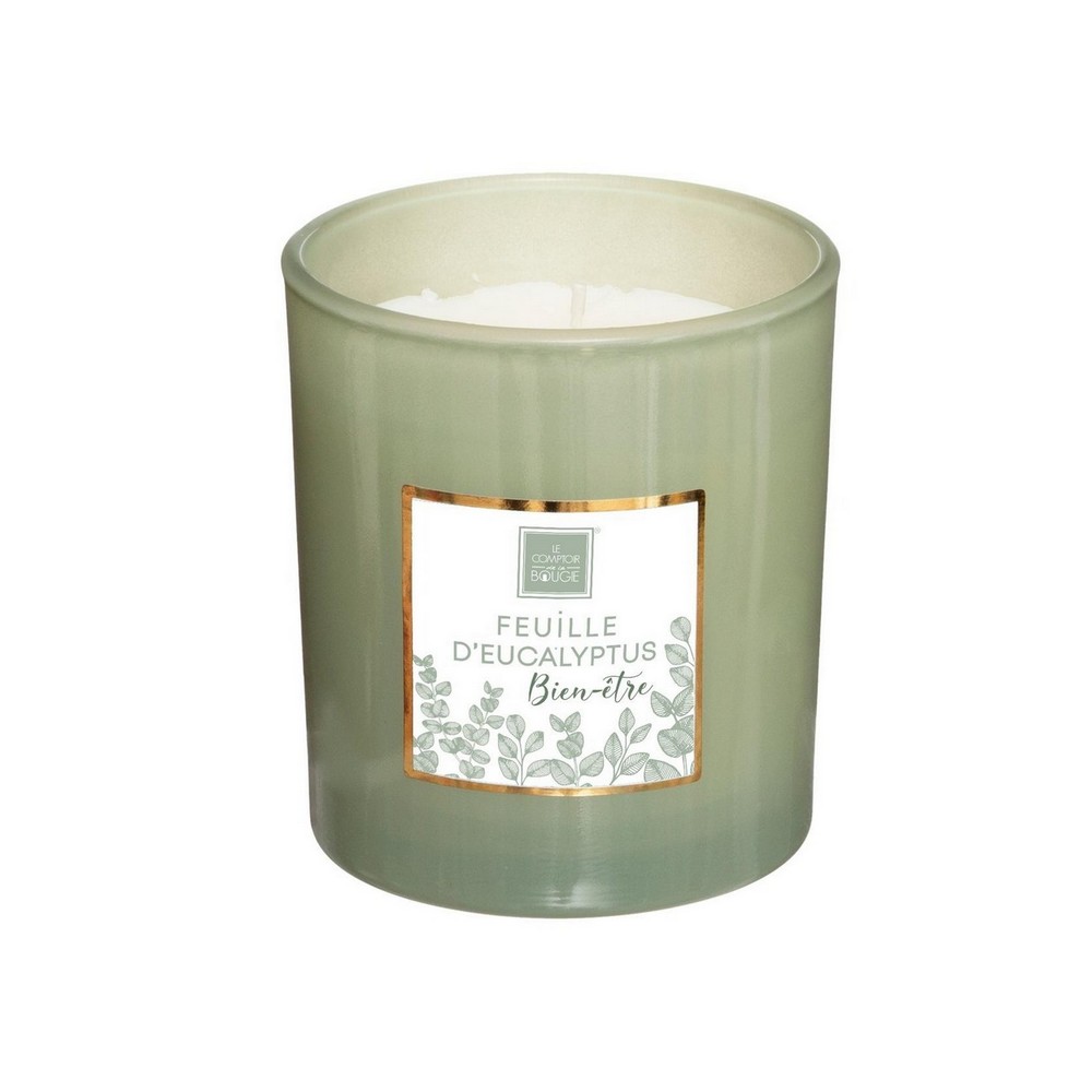 Candela aromatica en frasco de vidrio 190 g mael eucalipto