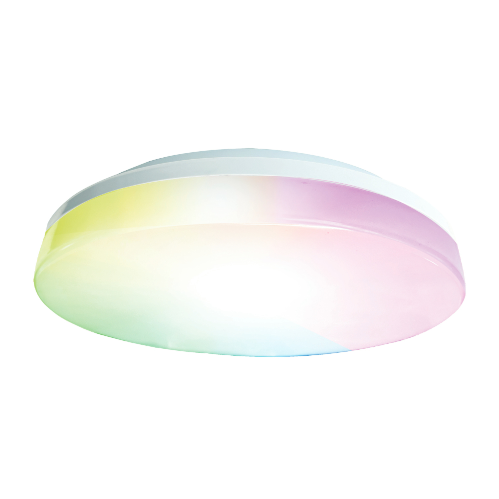 Luminaria sobreponer led 22w smart rgbw