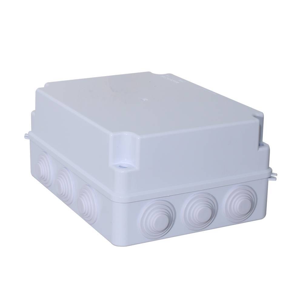 Caja de conexiones para intemperie de 255 x 200 x 120 mm