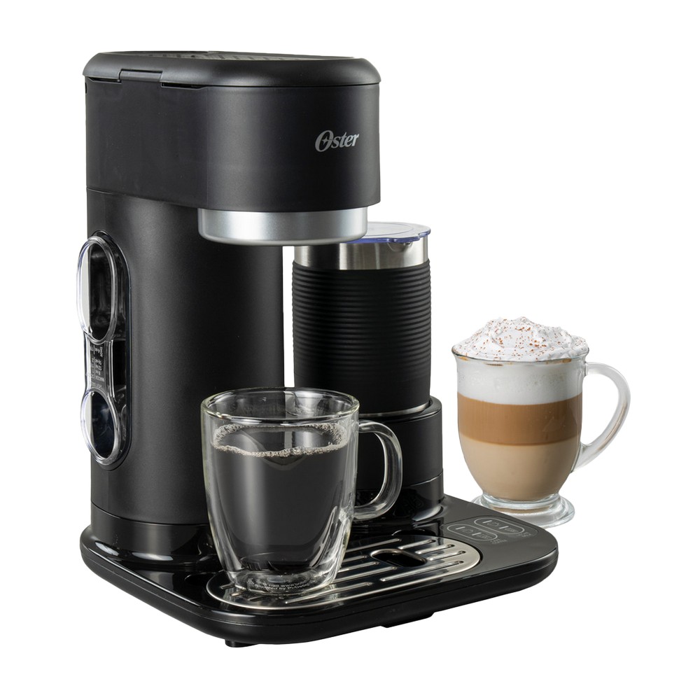 Cafetera para lattes y cappuccinos 4 en 1 color negro
