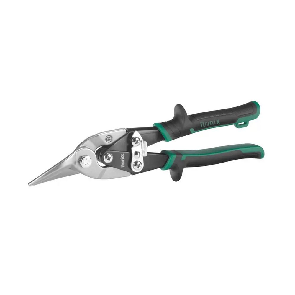 Tijera de aviacion recta 10 pulg (25.4 cm) corte derecho