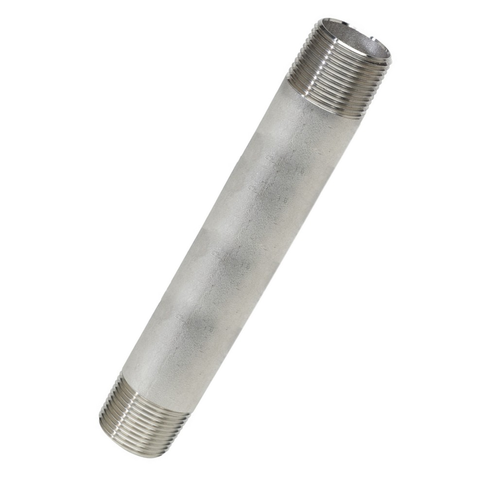 Niple acero inoxidable 3/8x4 pulg