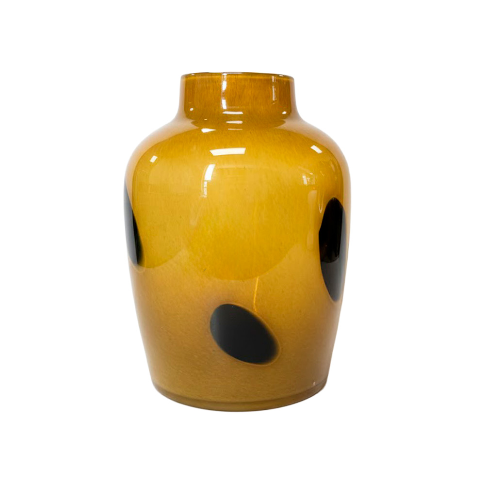 Florero decorativo de vidrio 22 x 30 cm carey