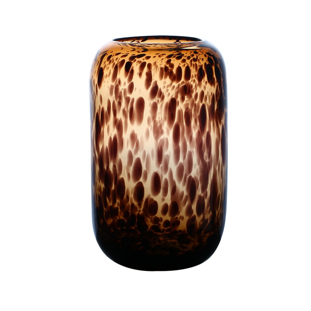 Florero decorativo de vidrio 26 x 14 cm carey