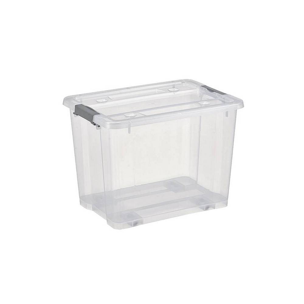 Caja organizadora de plastico 20 l transparente