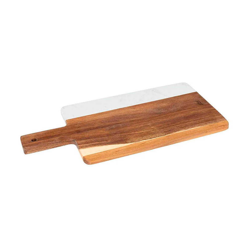 Tabla para cortar de acacia/mármol 42x20 cm harmony
