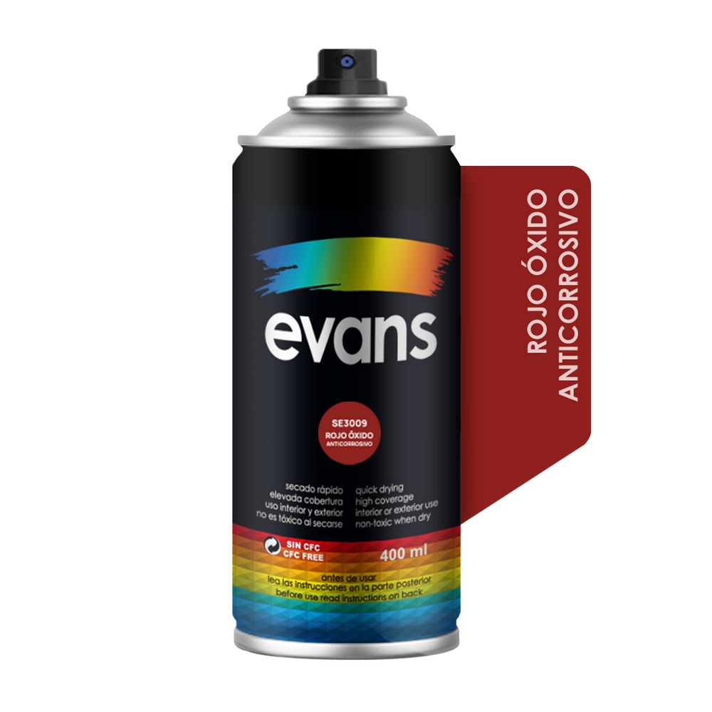Anticorrosivo en spray color rojo óxido 400 ml (oz)