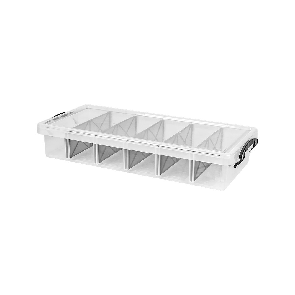Caja organizadora de plástico 9 l con 5 divisiones