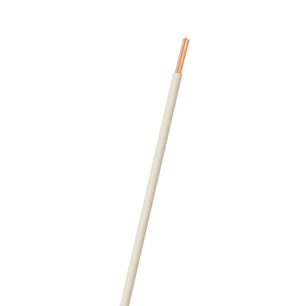 Alambre eléctrico thhn 10 (5.26 mm2) blanco