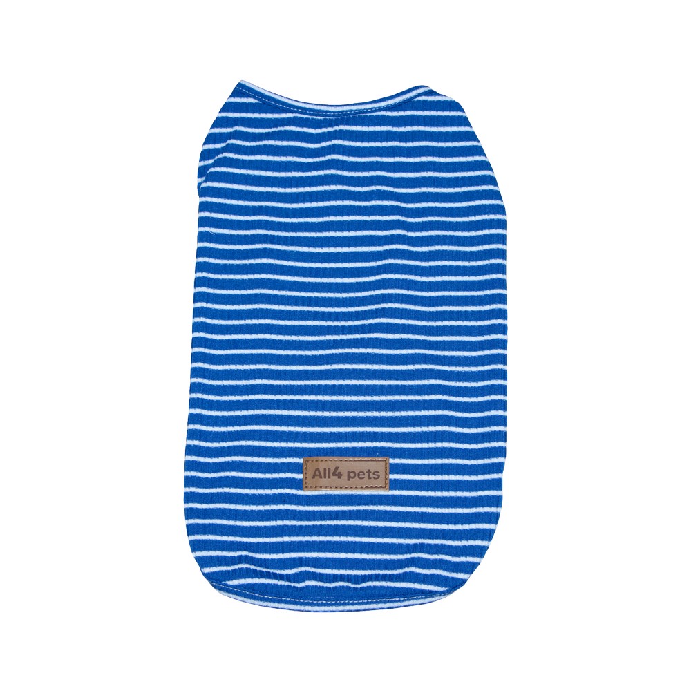 Camisa para mascota doggy talla l color azul