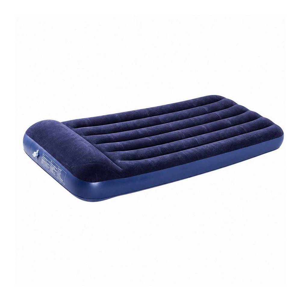 Colchón inflable azul 189 x 99 x 25 cm