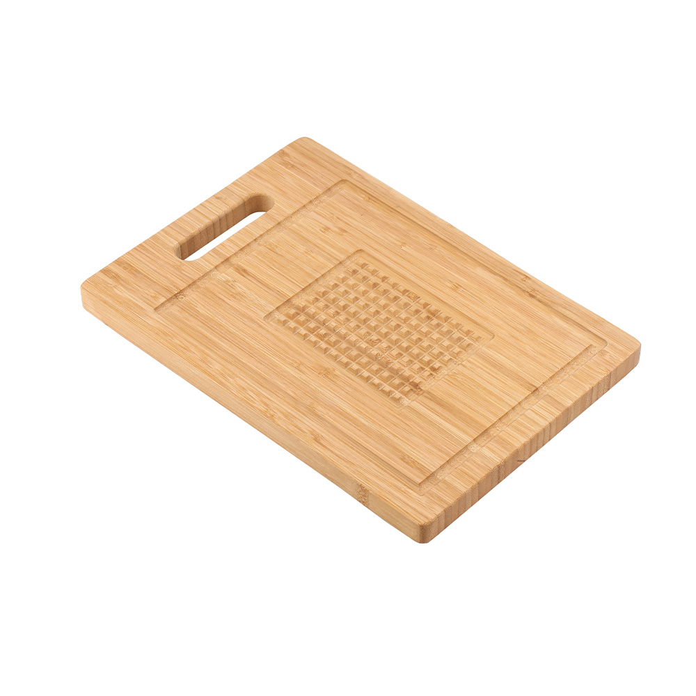 Tabla para picar rectangular de bambú 33 x 23 x 1.9 cm