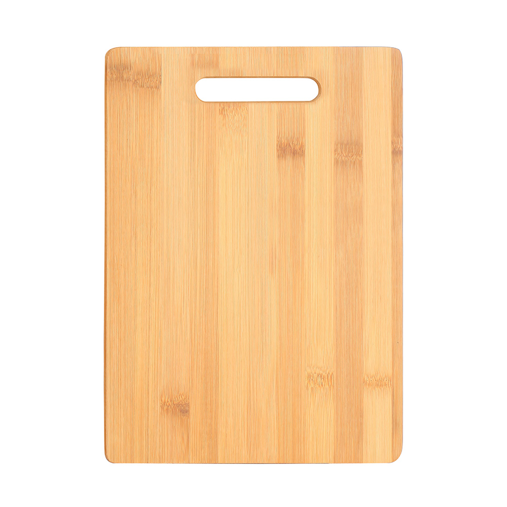 Tabla para picar rectangular de bambú 38 x 28 x 0.9 cm