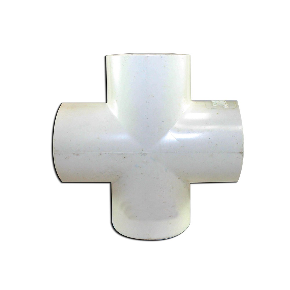Cruz pvc de 1-1/4 pulg (31.75 mm)