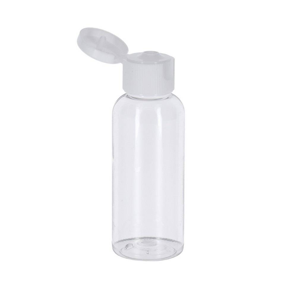 Bote para viaje plástico 50 ml transparente