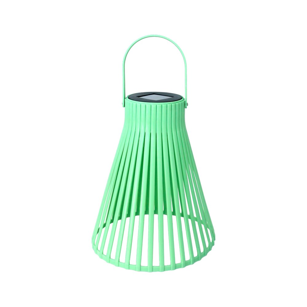 Linterna solar led verde 18 x 15 cm