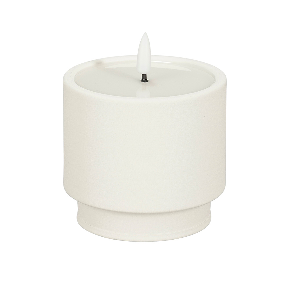 Lámpara led de batería con temporizador 8.5 cm blanco