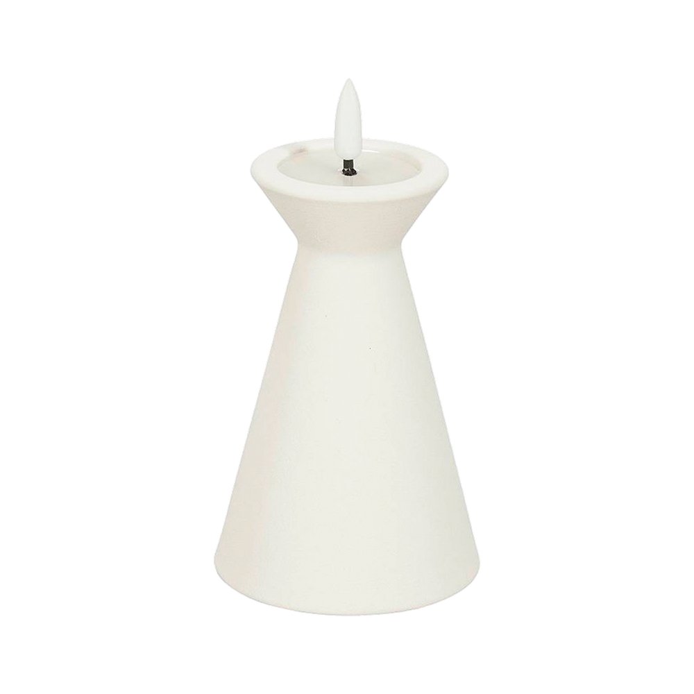 Lámpara led de batería con temporizador 12.5 cm blanco
