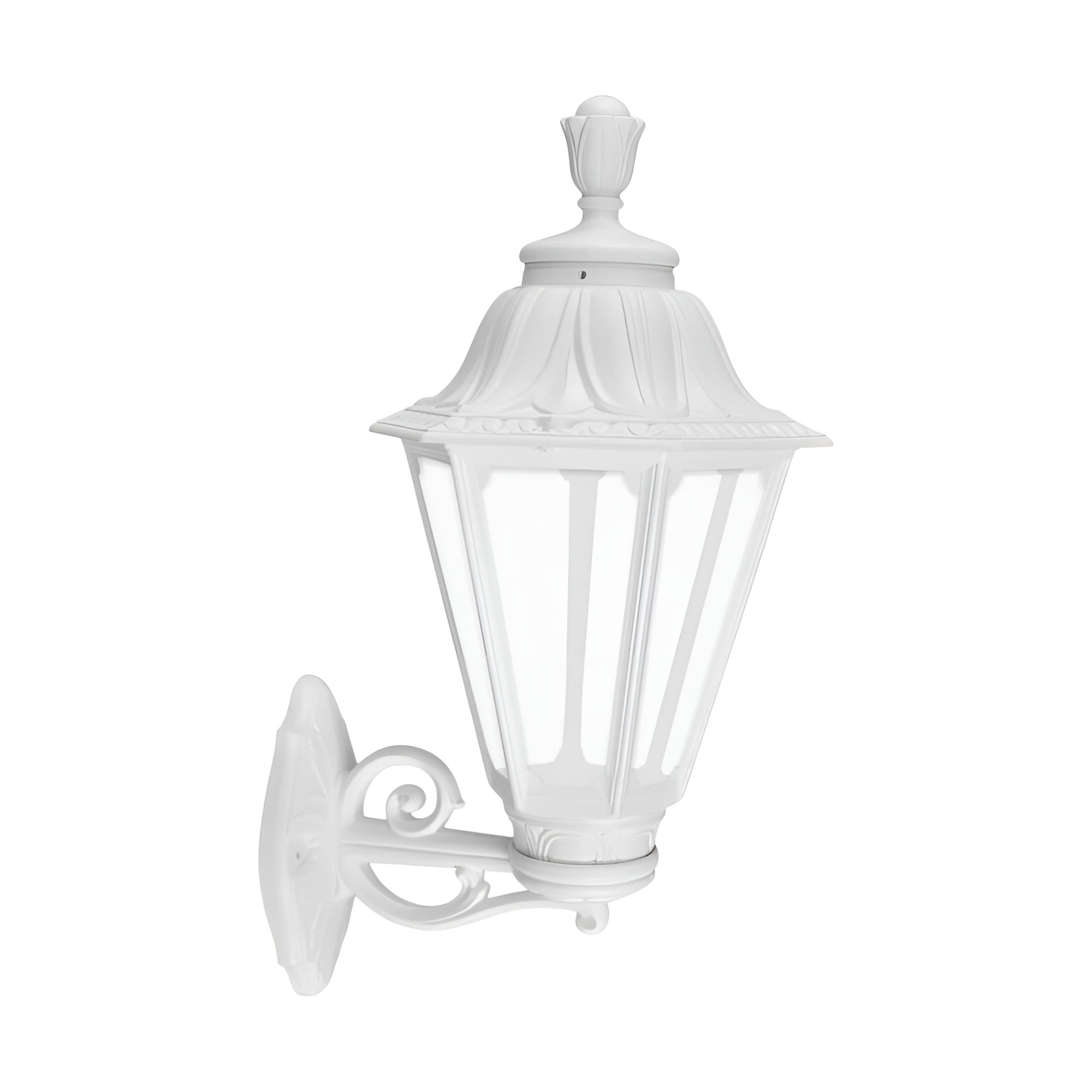 Farol de pared blanco para exterior e27