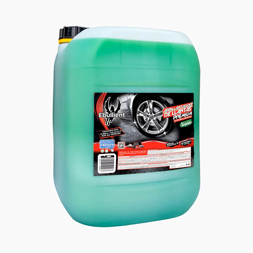 Abrillantador para llantas 19l premium