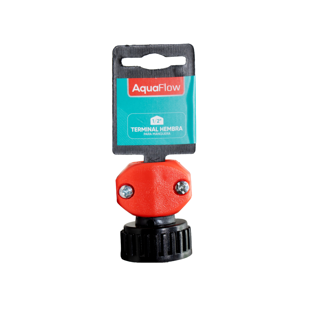 Terminal hembra para manguera plástico 12.7 mm (1/2 pulg)