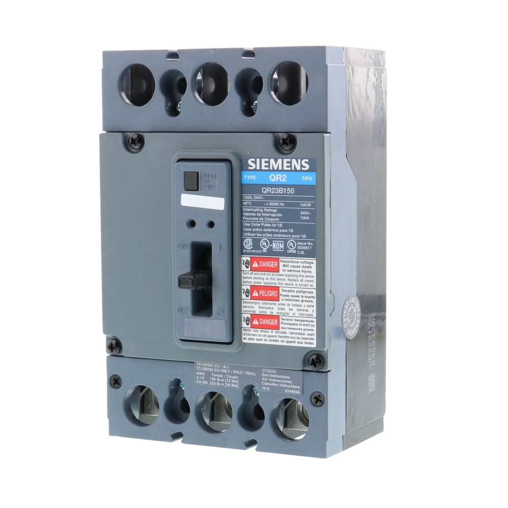 Interruptor termomagnetico 225a 3 polos 240vac us2:qr23b225l