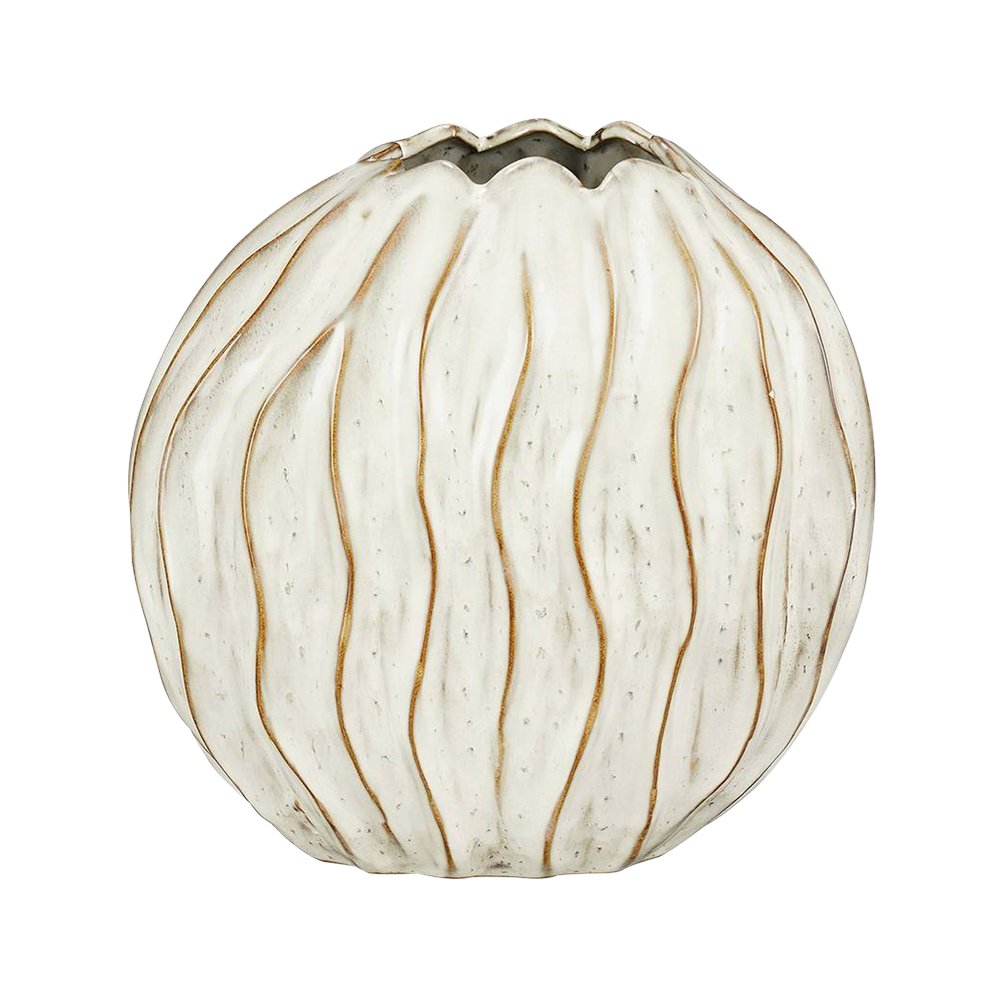 Jarron decorativo 27 cm jovi blanco