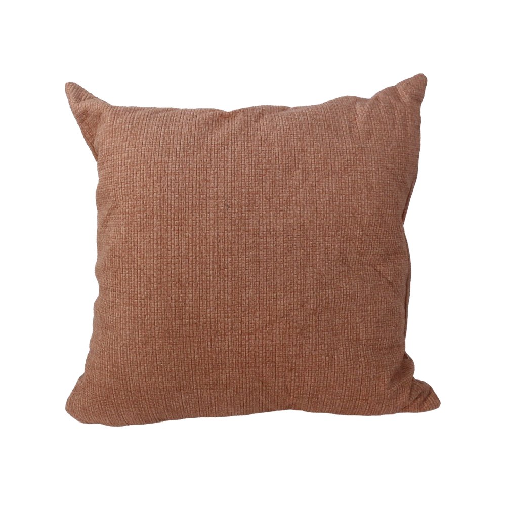 Cojin decorativo mostaza chenille embossed 45 x 45 cm
