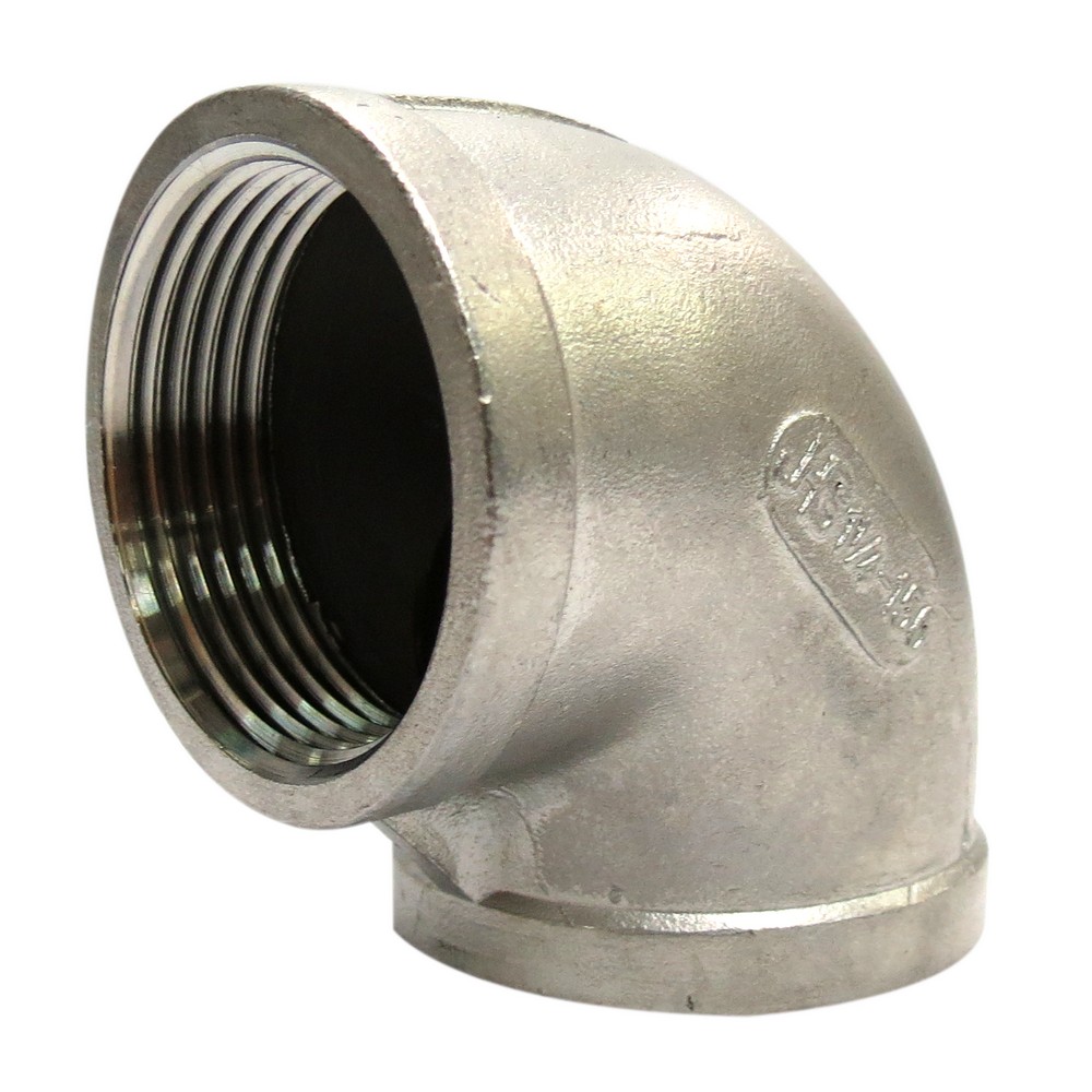 Codo acero inoxidable 1.1/4 pulg x 90 grados