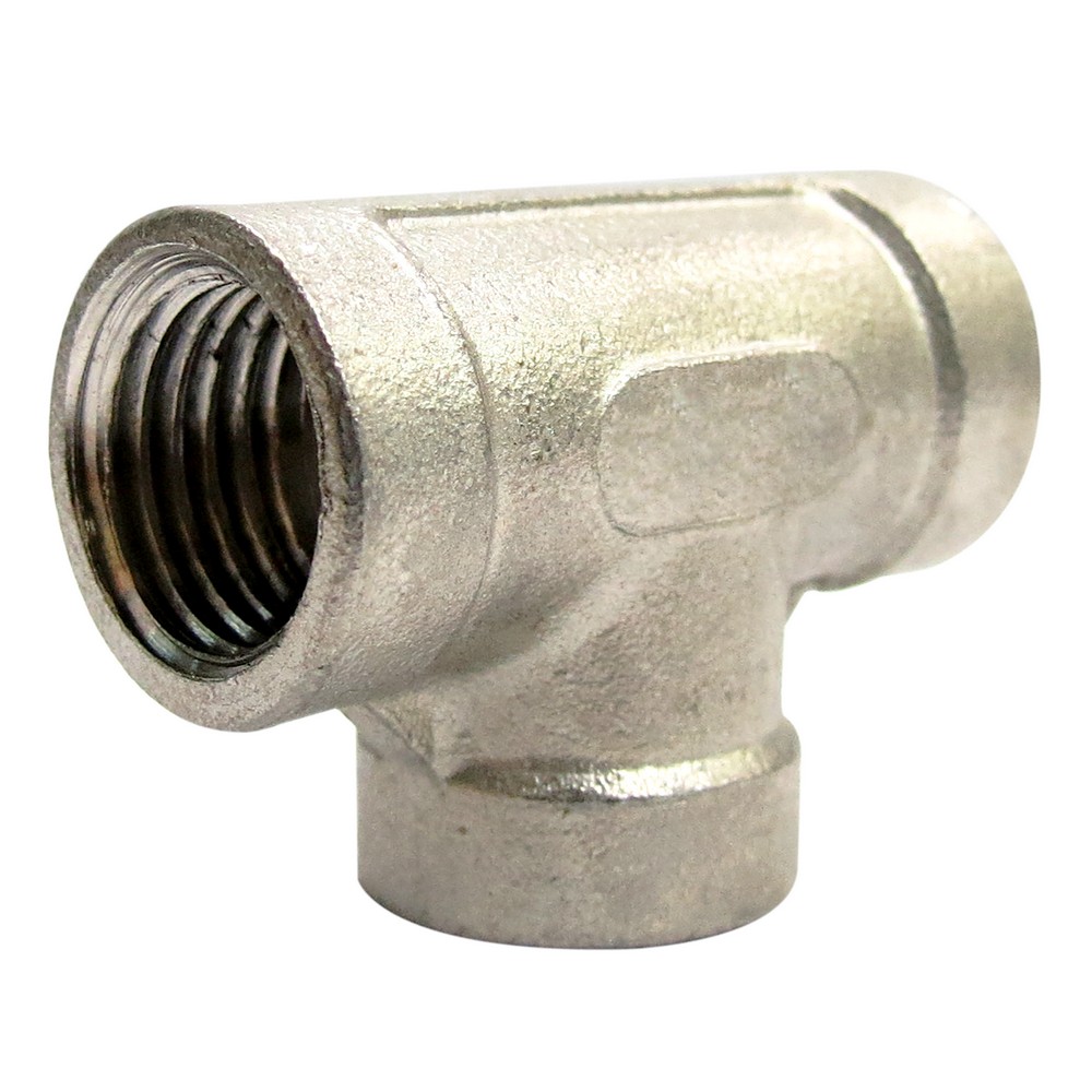 Tee acero inoxidable de 1/4 pulg