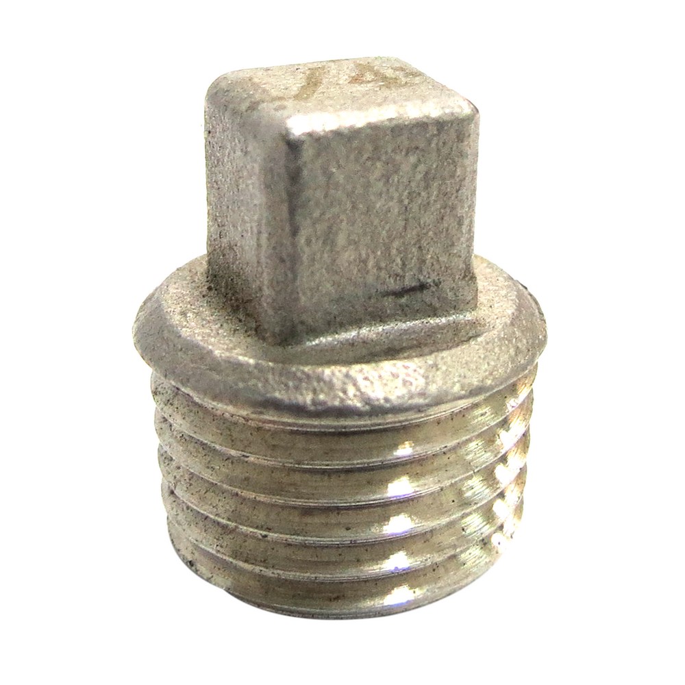 Tapon macho inoxidable 1/4 pulg