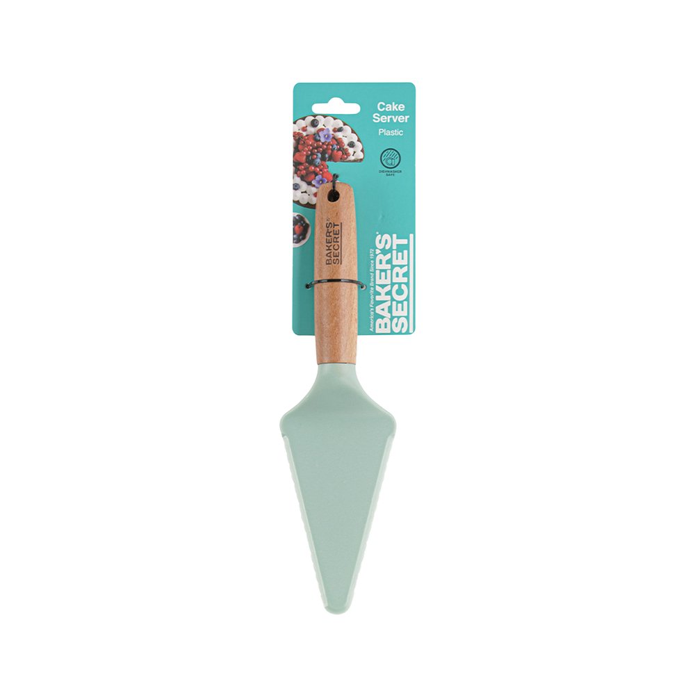 Espátula para pastel de plástico 27 cm verde