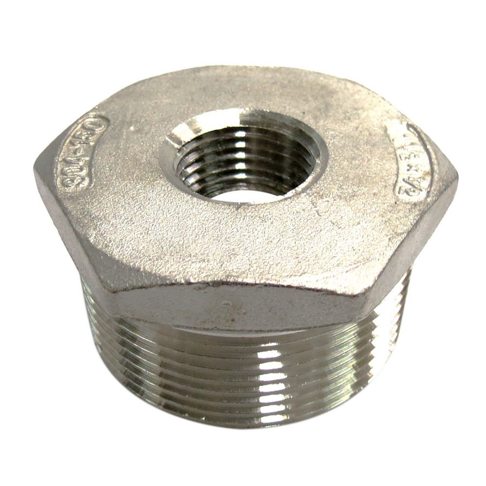 Bushing acero inoxidable 1.1/2x1/2 pulg